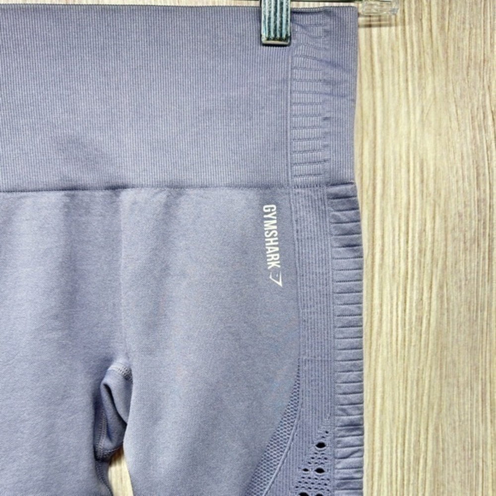 Gymshark Women's‎ Energy Seamless Cutout Leggings in Slate (Size Small) - Picture 7 of 10